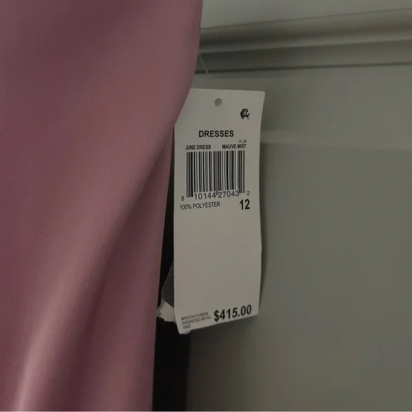 NWT V. Chapman June Maxi Dress Gown Mauve Mist - Picture 6 of 7